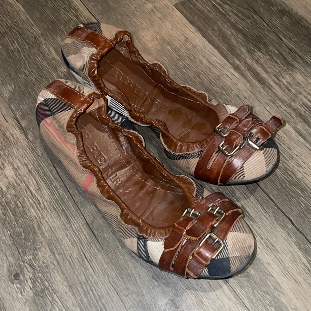 Burberry Brown and Tan Women's Shoes